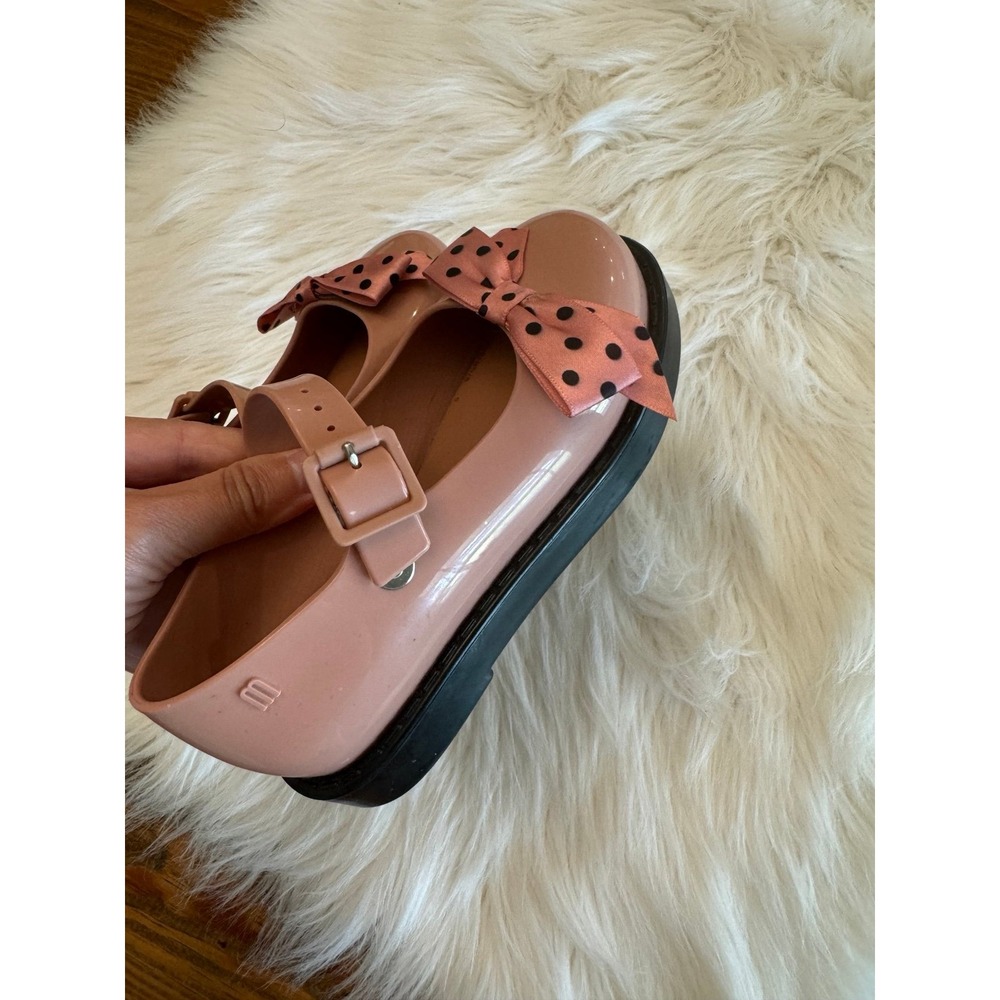 Mini Melissa pink bow shoes size 10‎ GUC - Picture 3 of 7